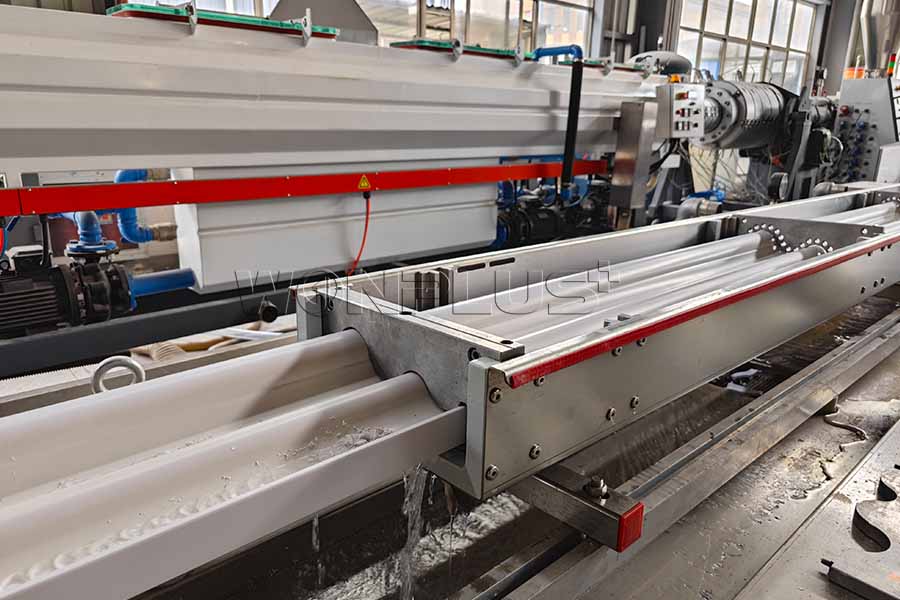 Wonplus PVC Foam Profile Extrusion Lines เสร็จสิ้นการว่าจ้าง