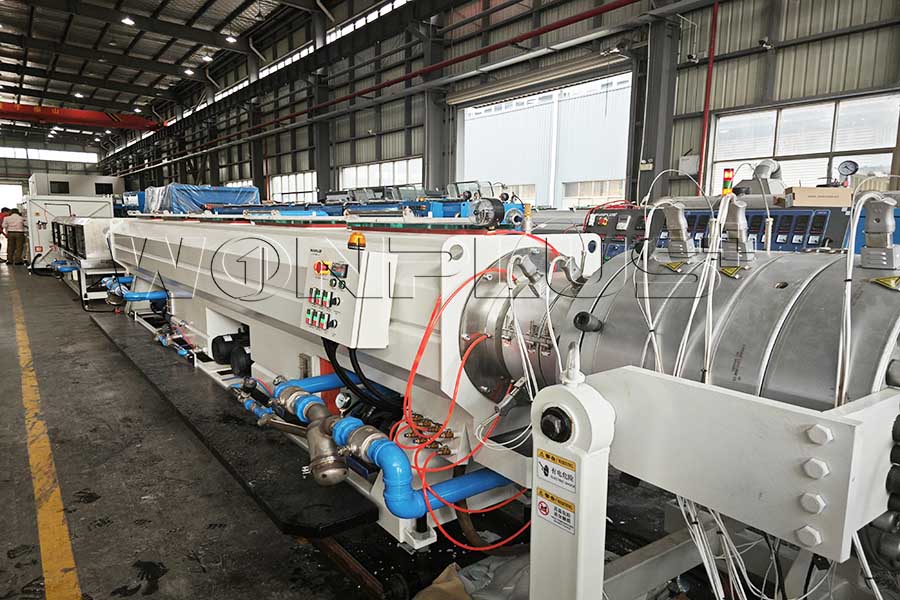 PVC 315mm Pipe Production Line Completed Commissioning