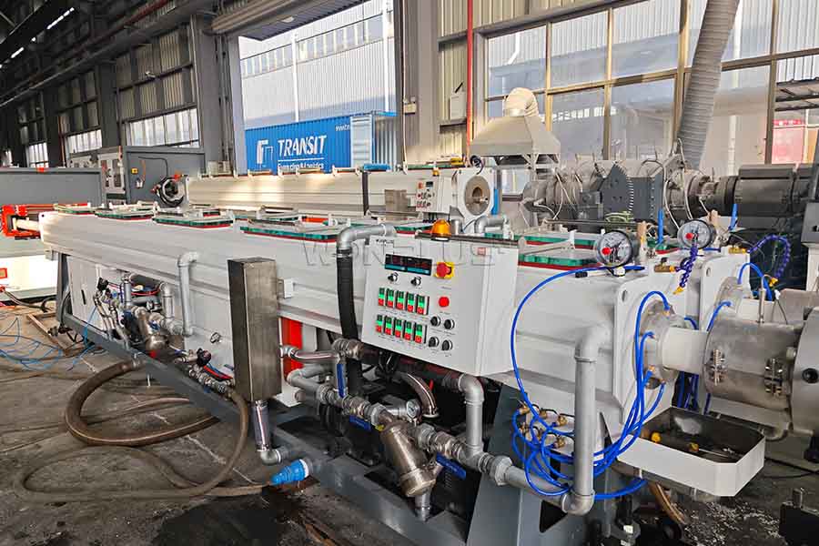 เพิ่มประสิทธิภาพด้วยสายการผลิตท่อพีวีซีแบบสองทางออก WONPLUS